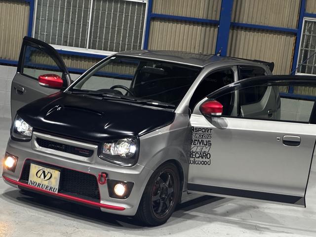 アルトワークス 　ＨＫＳマフラー　レイズＴＥ３７　１５インチ　ｎａｖｉｃ車高調　社外ボンネット　社外ディスプレイオーディオ　バックカメラ（38枚目）