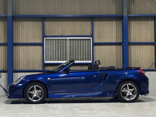 ＭＲ－Ｓ Ｓエディション　アドバンレーシング１６インチ　ＴＥＩＮ車高調　ＴＲＤマフラー　ＴＲＤキャタライザー　ＴＲＤロールバ―　エアロパーツ　レカロシート　幌切れなし（5枚目）