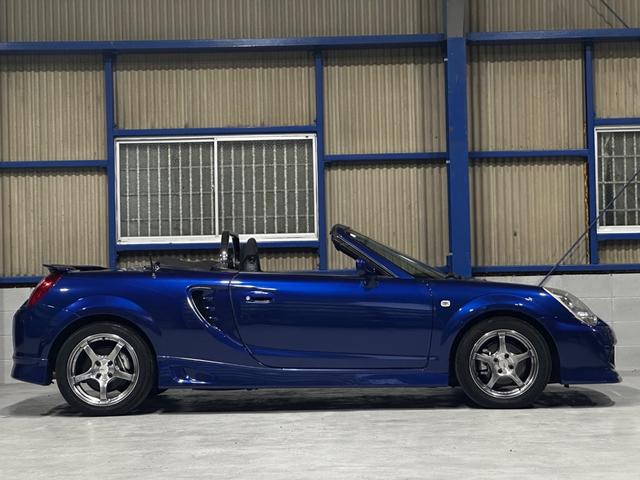 ＭＲ－Ｓ Ｓエディション　アドバンレーシング１６インチ　ＴＥＩＮ車高調　ＴＲＤマフラー　ＴＲＤキャタライザー　ＴＲＤロールバ―　エアロパーツ　レカロシート　幌切れなし（15枚目）