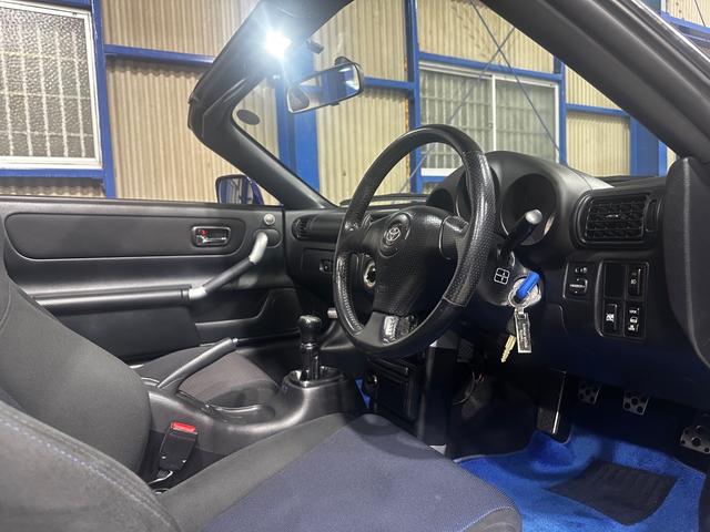 ＭＲ－Ｓ Ｓエディション　アドバンレーシング１６インチ　ＴＥＩＮ車高調　ＴＲＤマフラー　ＴＲＤキャタライザー　ＴＲＤロールバ―　エアロパーツ　レカロシート　幌切れなし（19枚目）