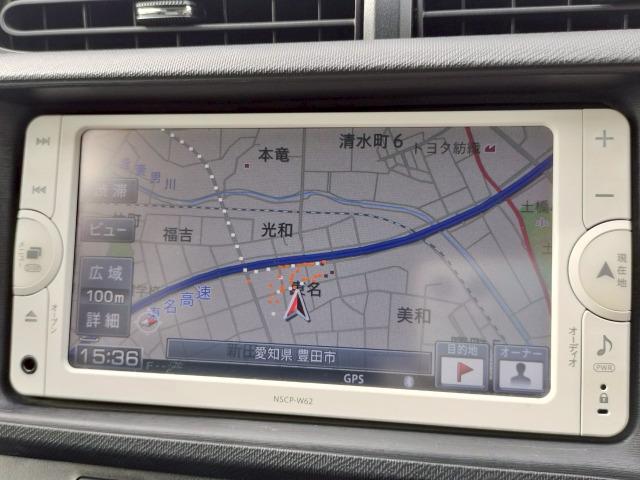 アクア Ｓ　純正ナビ／テレビ／スマートキー／プッシュスタート／ＥＴＣ／オートライト／オートエアコン／Ｂｌｕｅｔｏｏｔｈ接続／ラジオ／パワーウインドウ／たばこ臭なし／二年車検整備付（7枚目）