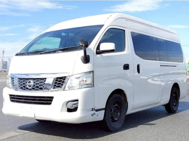 NV350キャラバンバン スーパーロングワイドDX 低床/6人乗/ハイルーフ/キーレスキー/ETC/社外ナビ/エアコン/テレビ/Bluetooth接続/CD/DVD/積載量1000kg/一年車検整備付/スペアタイヤ(9枚目)