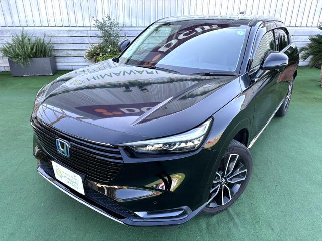 ヴェゼル e:HEV Z ホンダセンシング/純正Gathersナビ/パワーゲート/シートヒーター/コーナーセンサー/パドルシフト/ETC/スマートキー/純正18インチアルミ/テレビ/LEDヘッドライト/ステアリングヒーター(7枚目)