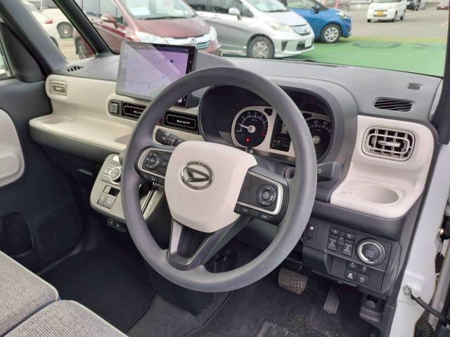 ムーヴキャンバス ストライプスＧターボ　両側電動スライドドア／スマートアシスト／純正１０型ナビ／フルセグテレビ／Ｂｌｕｅｔｏｏｔｈ／バックカメラ／ＬＥＤ／スマートキー／コーナーセンサー／シートヒーター／レーダークルーズコントロール（56枚目）