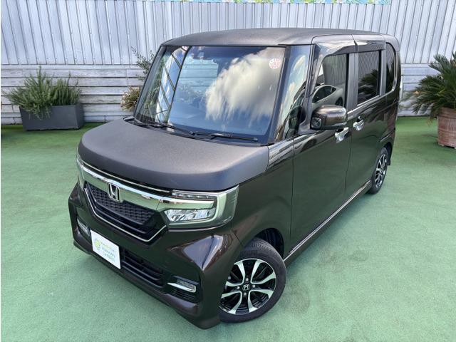 N-BOXカスタム G・Lホンダセンシング 両側電動スライドドア/純正Gathers8型ナビ/バックカメラ/スマートキー/フルセグテレビ/LEDヘッドライト/オートライト/ETC/Bluetooth/ボンネット・ルーフ ラプター塗装(7枚目)