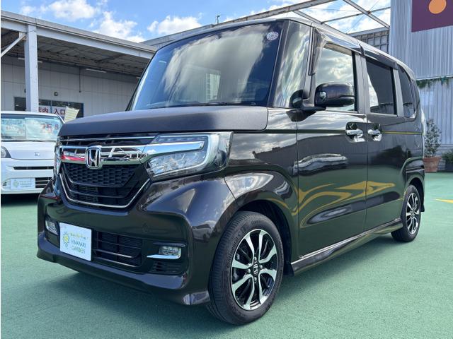 N-BOXカスタム G・Lホンダセンシング 両側電動スライドドア/純正Gathers8型ナビ/バックカメラ/スマートキー/フルセグテレビ/LEDヘッドライト/オートライト/ETC/Bluetooth/ボンネット・ルーフ ラプター塗装(12枚目)