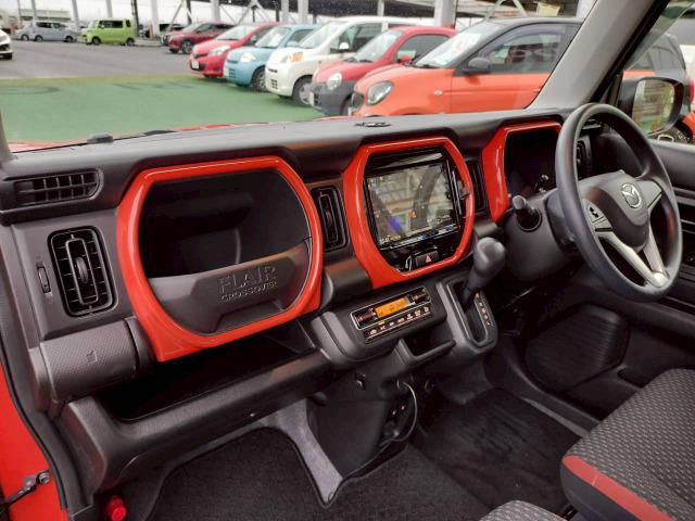 フレアクロスオーバー ハイブリッドＸＧ　ＫＥＮＷＯＯＤ８型ナビ／バックカメラ／シートヒーター／ＥＴＣ／コーナーセンサー／衝突軽減ブレーキ／オートエアコン／Ｂｌｕｅｔｏｏｔｈ接続／フルセグテレビ／スマートキー／オートライト／ルーフキャリア（51枚目）