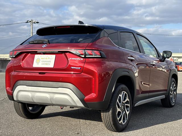 フロンクス ベースグレード　スズキセーフティサポート／純正９インチナビ／全方位カメラ／パドルシフト／ＬＥＤヘッドライト／ハーフレザーシート／ワイヤレス充電器付き／Ｆ席シートヒーター／純正ＡＷ／プッシュスタート／スマートキー（14枚目）