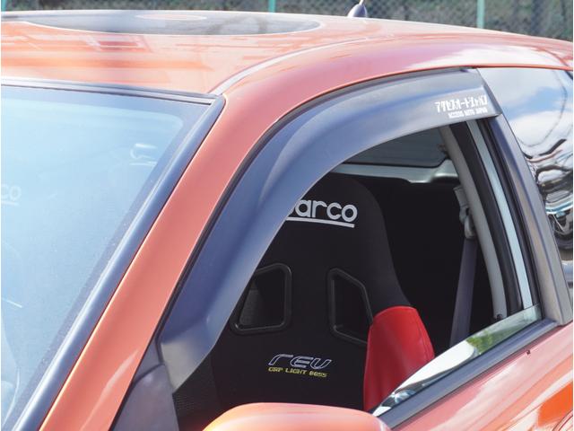 シビック タイプR フルラッピング RAYS te37SL DIREZZA z3 スパルコフルバケ 車高調 ASRサブフレーム 調整式アッパーアーム メッシュブレーキホース プロジェクトマイクロパッド 社外エアクリ(8枚目)