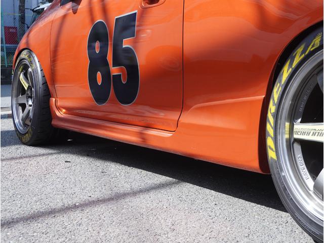 シビック タイプR フルラッピング RAYS te37SL DIREZZA z3 スパルコフルバケ 車高調 ASRサブフレーム 調整式アッパーアーム メッシュブレーキホース プロジェクトマイクロパッド 社外エアクリ(19枚目)