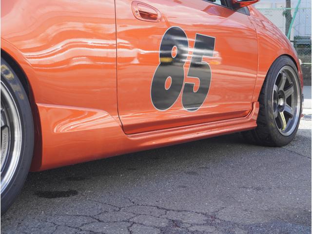 シビック タイプR フルラッピング RAYS te37SL DIREZZA z3 スパルコフルバケ 車高調 ASRサブフレーム 調整式アッパーアーム メッシュブレーキホース プロジェクトマイクロパッド 社外エアクリ(20枚目)