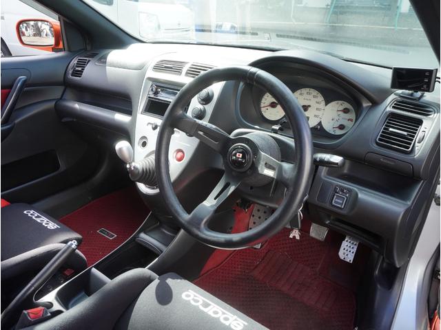 シビック タイプR フルラッピング RAYS te37SL DIREZZA z3 スパルコフルバケ 車高調 ASRサブフレーム 調整式アッパーアーム メッシュブレーキホース プロジェクトマイクロパッド 社外エアクリ(34枚目)