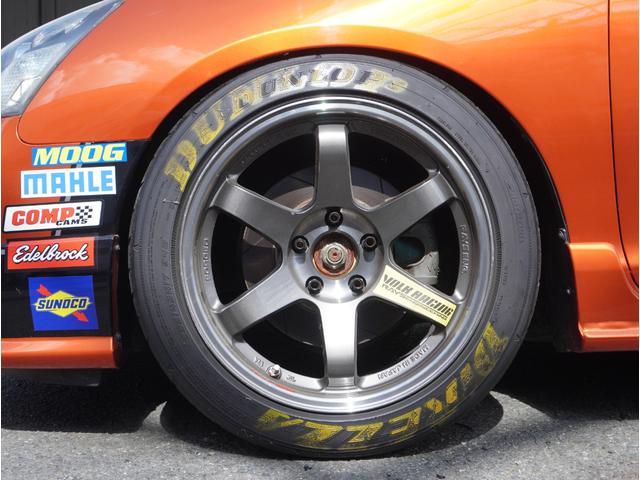 シビック タイプR フルラッピング RAYS te37SL DIREZZA z3 スパルコフルバケ 車高調 ASRサブフレーム 調整式アッパーアーム メッシュブレーキホース プロジェクトマイクロパッド 社外エアクリ(67枚目)