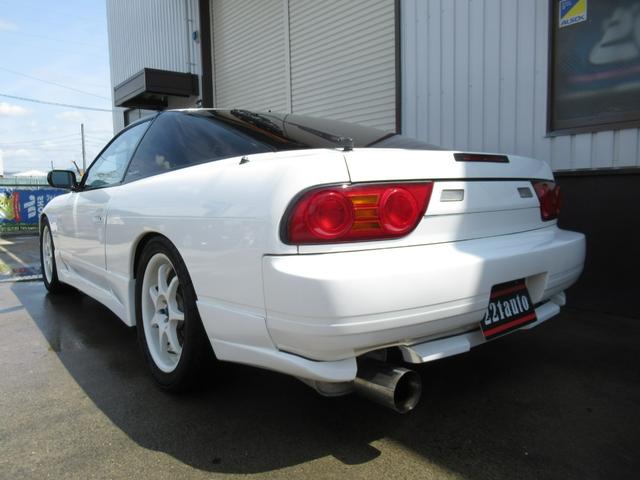 １８０ＳＸ タイプＲ　ターボ　ＳＲ２０ＤＥＴ　リトラ完動　５速ＭＴ　ＬＳＤ　圭オフィス車高調　レーシングスパルコ１７インチＡＷ　ＲＳＲマフラー　クスコタワーバー　ナルディステアリング　グレッディターボタイマー／追加メーター（16枚目）