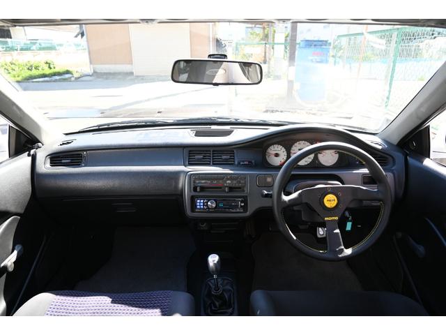 シビック ＳｉＲ　ＶＴＥＣ　Ｂ１６Ａ　５ＭＴ　２名公認　新品ＲＧ車高調　エンケイ１５インチＡＷ　３点式ロールケージ　ＬＳＤ　無限ヘッドカバー　零１０００チャンバー　全面ラジエター　フジツボエキマニ　５ＺＩＧＥＮマフラー（26枚目）
