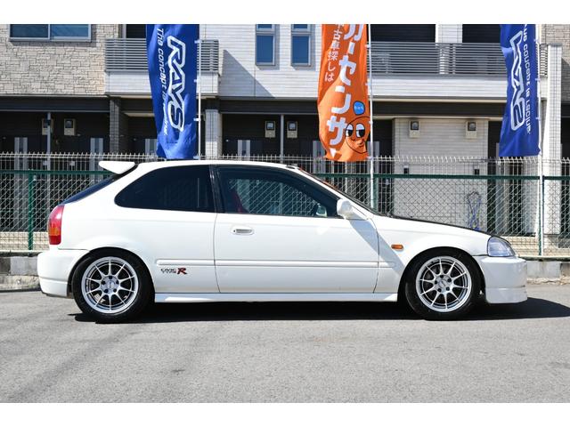 シビック タイプR レースベース 当店ユーザー様買取車 VTEC B16B 5MT エアコン・パワステ・内装付き 新品RG車高調 エンケイ16インチAW フジツボエキマニ 5ZIGENマフラー ブリッドフルバケ ナルディステアリング(3枚目)