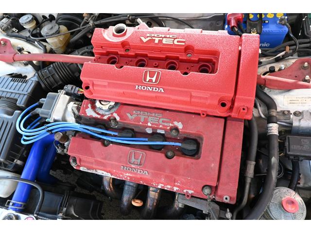 シビック タイプR レースベース 当店ユーザー様買取車 VTEC B16B 5MT エアコン・パワステ・内装付き 新品RG車高調 エンケイ16インチAW フジツボエキマニ 5ZIGENマフラー ブリッドフルバケ ナルディステアリング(7枚目)