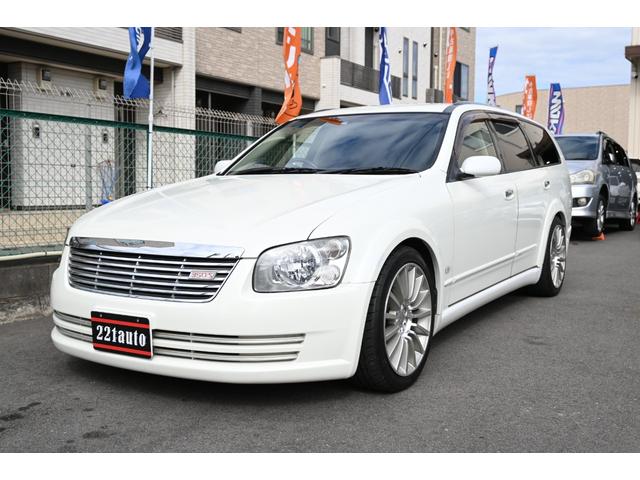 ステージア アクシス350S オーテック VQ35DE 6MT 18インチAW ハーフレザーシート カロッツェリアナビ Bカメラ ETC 車検8年7月まで(2枚目)