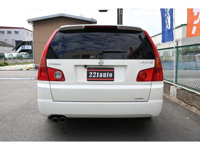 ステージア アクシス350S オーテック VQ35DE 6MT 18インチAW ハーフレザーシート カロッツェリアナビ Bカメラ ETC 車検8年7月まで(27枚目)