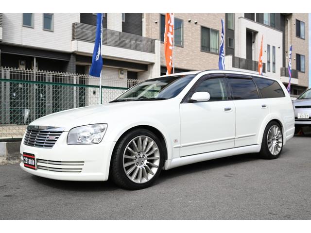 ステージア アクシス350S オーテック VQ35DE 6MT 18インチAW ハーフレザーシート カロッツェリアナビ Bカメラ ETC 車検8年7月まで(30枚目)