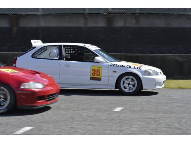 シビック SiR ホンダワンメイクレース サーキットフェスタ2025 テンロク ラジアルクラス チャンピオンカー 書類あり レースカーだけど車検取得できる仕様なんです。(9枚目)