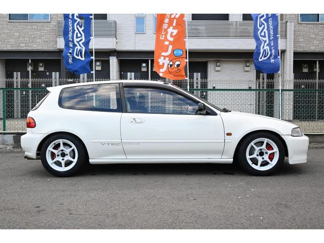 シビック SiRII ユーザー買取 VTEC B18C 5MT サンルーフ P1レーシング15インチAW 新品BSタイヤ4本 ゼロファ新品ヘッドライト&フォグ DIXCEL新品Bロータ&パッド RECAROフルバケ(4枚目)