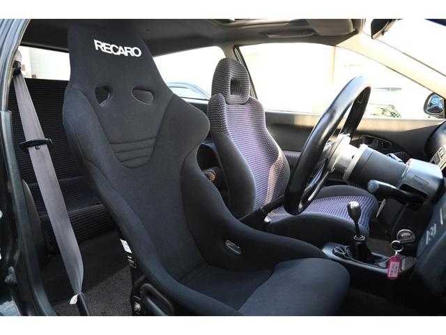 シビック SiRII ユーザー買取 VTEC B18C 5MT サンルーフ P1レーシング15インチAW 新品BSタイヤ4本 ゼロファ新品ヘッドライト&フォグ DIXCEL新品Bロータ&パッド RECAROフルバケ(17枚目)