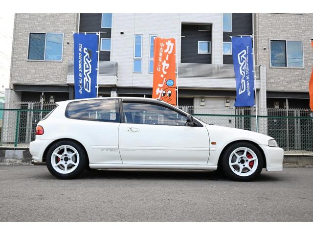 シビック SiRII ユーザー買取 VTEC B18C 5MT サンルーフ P1レーシング15インチAW 新品BSタイヤ4本 ゼロファ新品ヘッドライト&フォグ DIXCEL新品Bロータ&パッド RECAROフルバケ(38枚目)