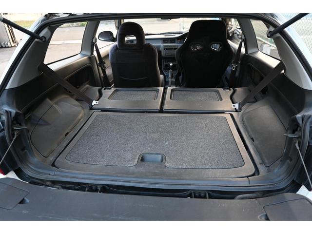 シビック SiRII ユーザー買取 VTEC B18C 5MT サンルーフ P1レーシング15インチAW 新品BSタイヤ4本 ゼロファ新品ヘッドライト&フォグ DIXCEL新品Bロータ&パッド RECAROフルバケ(48枚目)