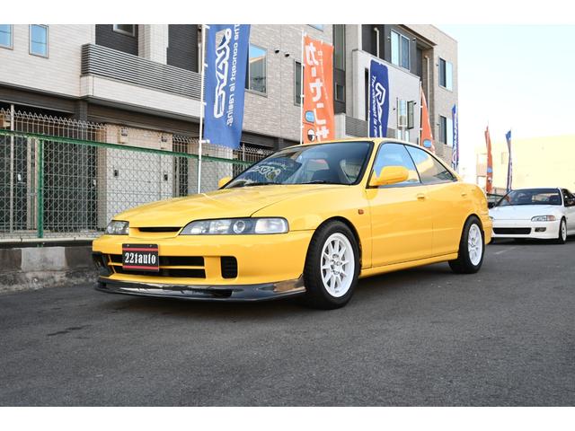 インテグラ タイプR DB8 98スペック VTEC B18C 5MT 新品ゼロファイターラバウル15インチAW 新品TOYOR1R ゼロファイター車高調 カーボンリップ 社外エキマニ モモステ ケンウッドBTオーディオ(3枚目)