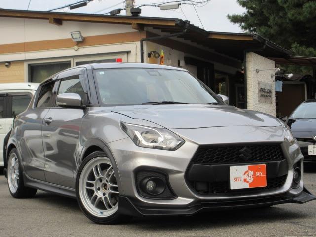 スイフトスポーツ ベースグレード セーフティPKG カロッツェリアDA ENKEI17インチAW HKS車高調 VALENTIテール HKSマフラー ダイヤモンドテクニックFスポイラー BRIDEフルバケット ユーザー買取車(2枚目)