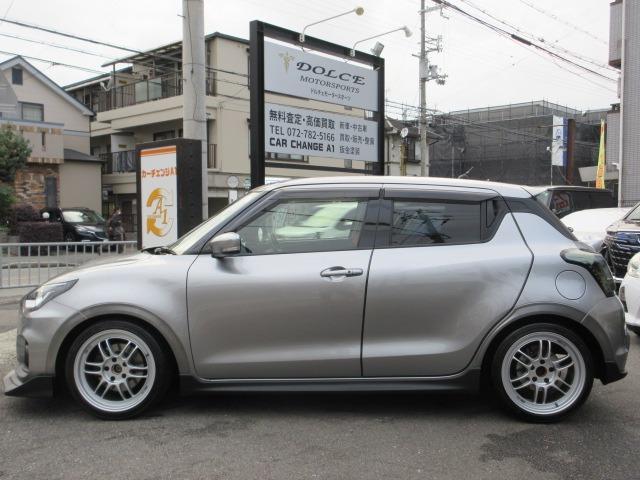 スイフトスポーツ ベースグレード セーフティPKG カロッツェリアDA ENKEI17インチAW HKS車高調 VALENTIテール HKSマフラー ダイヤモンドテクニックFスポイラー BRIDEフルバケット ユーザー買取車(7枚目)