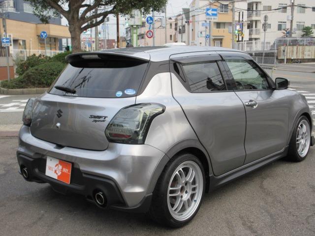 スイフトスポーツ ベースグレード セーフティPKG カロッツェリアDA ENKEI17インチAW HKS車高調 VALENTIテール HKSマフラー ダイヤモンドテクニックFスポイラー BRIDEフルバケット ユーザー買取車(10枚目)