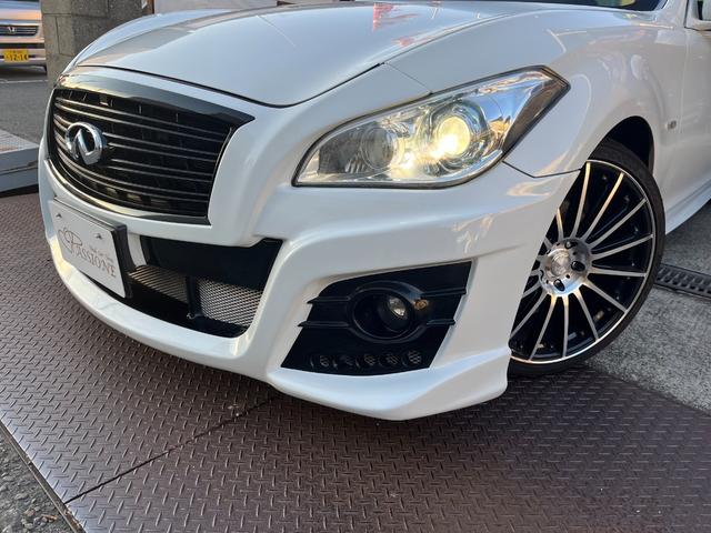 フーガ ３７０ＧＴ　社外マフラー　社外２０インチアルミ　ＨＤＤナビ　フルセグ　ＥＴＣ　Ｂカメラ　サイドカメラ　シートヒーター　シートクーラー　レーダークルコン　インパルエアロ　レーダー探知機　ドラレコ前後　シートメモリ（5枚目）