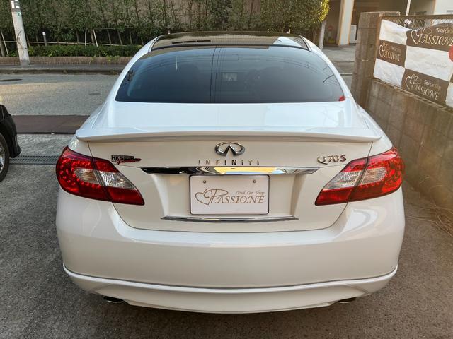 フーガ ３７０ＧＴ　社外マフラー　社外２０インチアルミ　ＨＤＤナビ　フルセグ　ＥＴＣ　Ｂカメラ　サイドカメラ　シートヒーター　シートクーラー　レーダークルコン　インパルエアロ　レーダー探知機　ドラレコ前後　シートメモリ（8枚目）