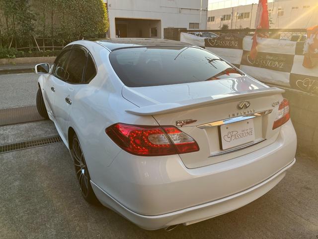 フーガ ３７０ＧＴ　社外マフラー　社外２０インチアルミ　ＨＤＤナビ　フルセグ　ＥＴＣ　Ｂカメラ　サイドカメラ　シートヒーター　シートクーラー　レーダークルコン　インパルエアロ　レーダー探知機　ドラレコ前後　シートメモリ（9枚目）