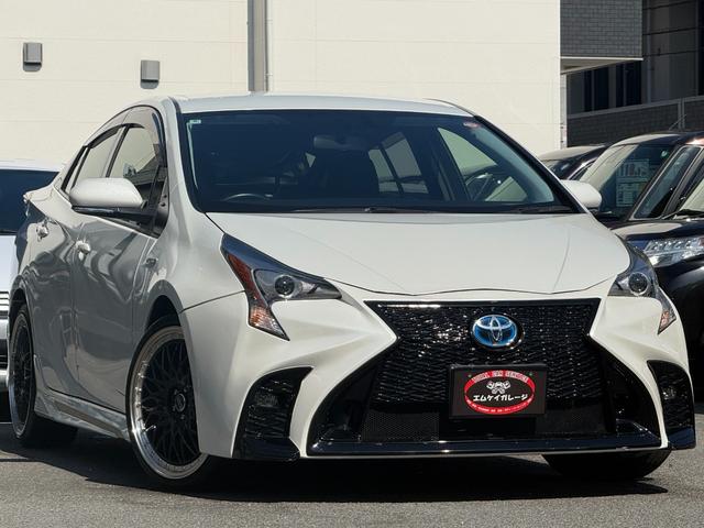 プリウス Ｓツーリングセレクション　エイムゲインバンパー／純正ナビ／Ｂｌｕｅｔｏｏｔｈ／バックモニター／フルセグ／ＥＴＣ／ソフトレザーシート／ＡＭＥ１９インチＡＷ／シートヒーター／ＬＥＤヘッドライト／オートライト／オート格納ミラー（46枚目）