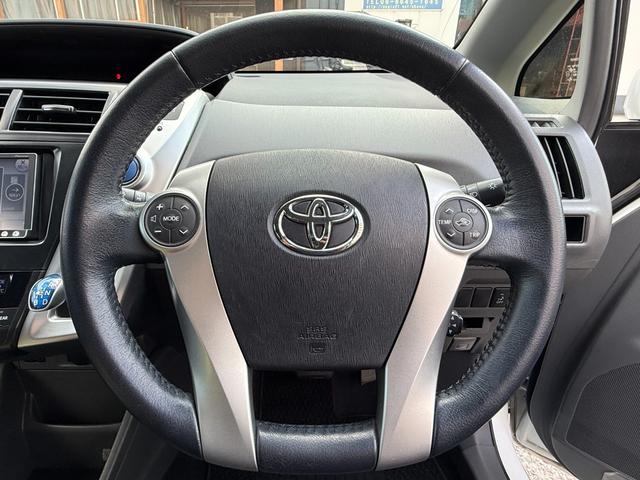 プリウスアルファ Ｓツーリングセレクション　／カロッツェリアナビ／Ｂｌｕｅｔｏｏｔｈ／バックモニター／フルセグ／クルーズコントロール／スマートキー／ＬＥＤヘッドライト／オートライト／電動格納ミラー／純正スポイラー／純正１６インチアルミホイール（19枚目）