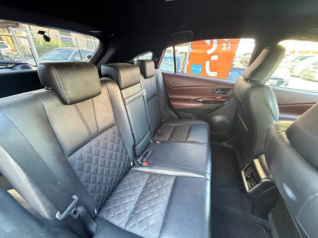 ハリアー プレミアム　／衝突軽減／９型ナビ／Ｂｌｕｅｔｏｏｔｈ／バック＆フロントモニター／フルセグ／前後ドライブレコーダー／電動リアゲート／レーダークルーズ／クリアランスソナー／ハーフレザーシート／パワーシート（7枚目）