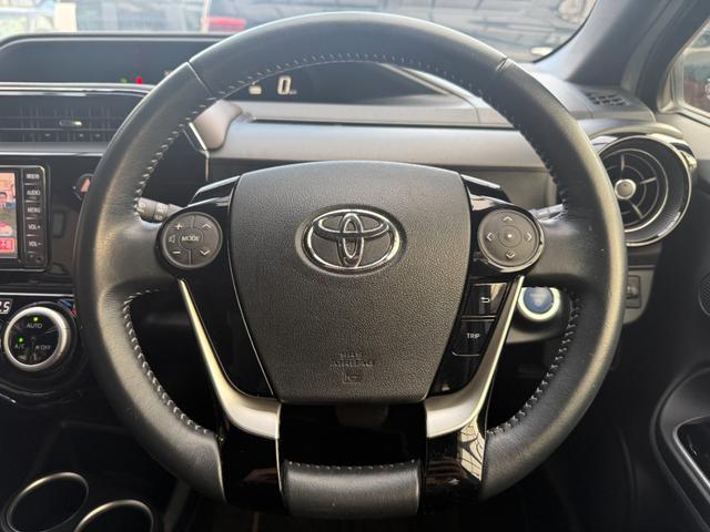 アクア クロスオーバー グラム /衝突軽減/純正ナビ/Bluetooth/バックモニター/テレビ/ドライブレコーダー/ハーフレザーシート/スマートキー/クリアランスソナー/純正16インチアルミホイール/レーンキープアシスト(30枚目)