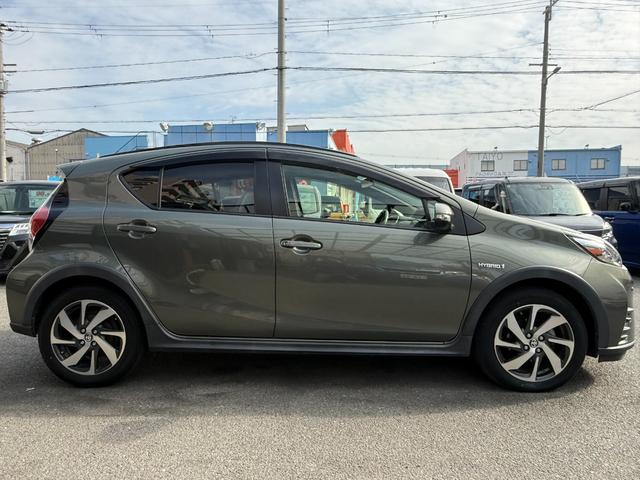 アクア クロスオーバー グラム /衝突軽減/純正ナビ/Bluetooth/バックモニター/テレビ/ドライブレコーダー/ハーフレザーシート/スマートキー/クリアランスソナー/純正16インチアルミホイール/レーンキープアシスト(64枚目)