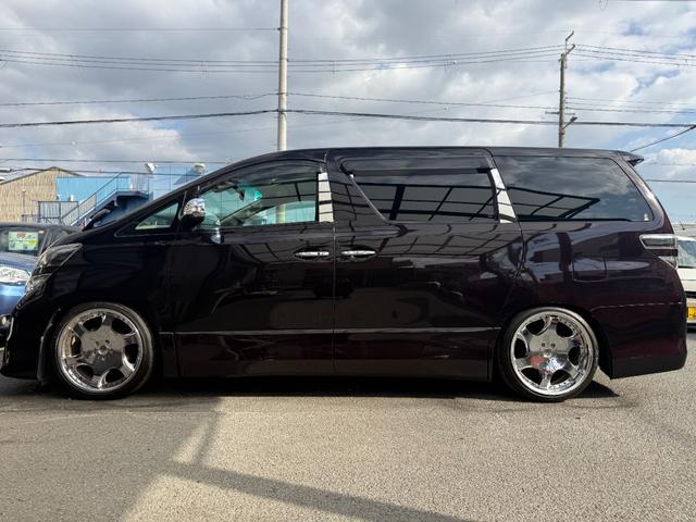 ヴェルファイア 2.4Z プラチナムセレクション /両側パワースライドドア/パワーバックドア/純正ナビ/フリップダウンモニター/Bluetooth/バックモニター/フルセグ/車高調/20インチアルミホイール/シートカバー/HIDヘッドライト(47枚目)