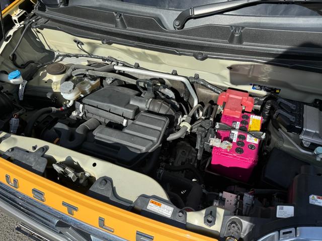 ハスラー /衝突軽減/ハーフレザーシート/シートヒーター/純正15インチアルミホイール/ステアリングスイッチ/HIDヘッドライト/オートライト/オート格納ミラー/スマートキー/レーンキープ(30枚目)