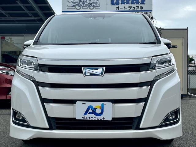 ノア ハイブリッドG 純正大型ナビ フルセグテレビ バックカメラ 天井モニター 衝突軽減 両側電動 クルコン シートヒーター スマートキー LEDヘッドライト フォグ ドラレコ ETC 純正アルミ(2枚目)