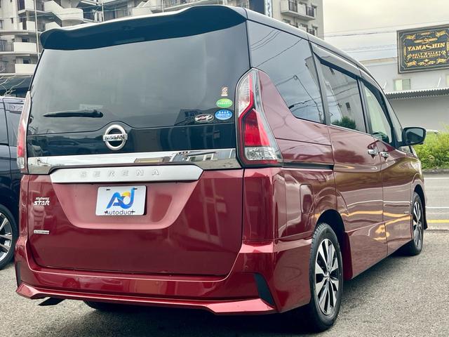 セレナ ハイウェイスター 純正大型ナビ フルセグテレビ 全方位カメラ 衝突軽減両側電動 クルコン スマートキー LEDヘッドライト フォグ ドラレコ ETC 純正アルミ(3枚目)