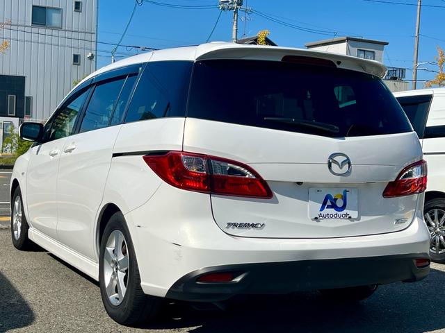 プレマシー 20S-スカイアクティブ 後期型 純正ナビ フルセグテレビ バックカメラ 天井モニター 両側電動 スマートキー アイストップ HIDヘッドライト フォグ ETC 純正アルミ(5枚目)