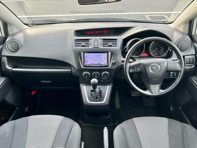 プレマシー ２０Ｅ　純正ナビ　ワンセグテレビ　Ｂｌｕｅｔｏｏｔｈオーディオ　両側電動　スマートキー　アイストップ　ＥＴＣ（6枚目）