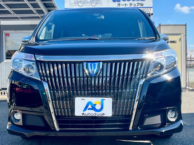 エスクァイア ハイブリッドＧｉ　ブラックテーラード　純正大型ナビ　フルセグテレビ　バックカメラ　衝突軽減　両側電動　スマートキー　黒革調シート　クルコン　シートヒーター　ＬＥＤヘッドライト　フォグ　ＥＴＣ　純正アルミ（2枚目）