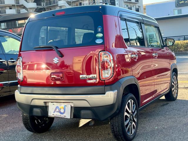 ハスラー ＪスタイルＩＩターボ　社外ナビ　フルセグテレビ　ターボ　衝突軽減　パドルシフト　コンビシート　クルコン　スマートキー　ＨＩＤヘッドライト　フォグ　シートヒーター　アイストップ　純正アルミ（3枚目）