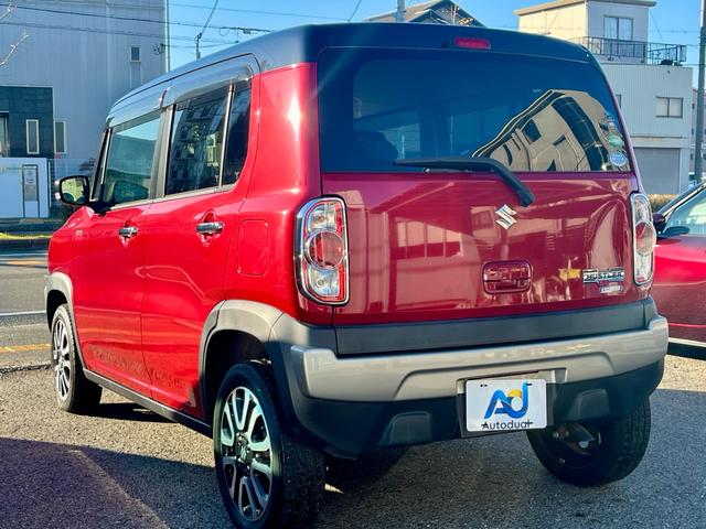 ハスラー ＪスタイルＩＩターボ　社外ナビ　フルセグテレビ　ターボ　衝突軽減　パドルシフト　コンビシート　クルコン　スマートキー　ＨＩＤヘッドライト　フォグ　シートヒーター　アイストップ　純正アルミ（5枚目）